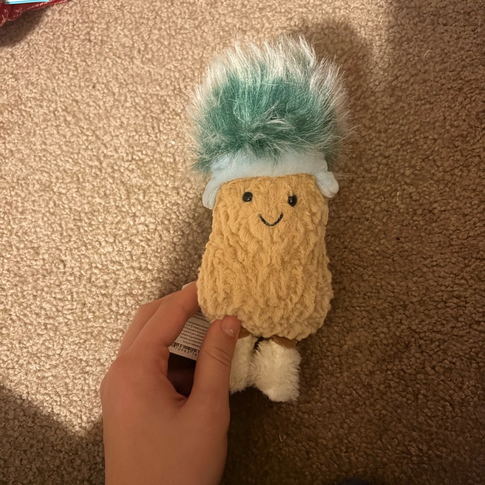 Jellycat Amuseables Plush with Green and Cream Accents